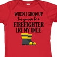 thumbnail image 4 of Inktastic Future Firefighter Like My Uncle Boys or Girls Baby Bodysuit, 4 of 5