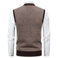 thumbnail image 5 of Dxzfnsa Mens Sweater Vest Wool Blend Cable Knit V Neck Sleeveless Pullover Casual Bussiness Knitwear Knit Vest for Men L-2XL, 5 of 8