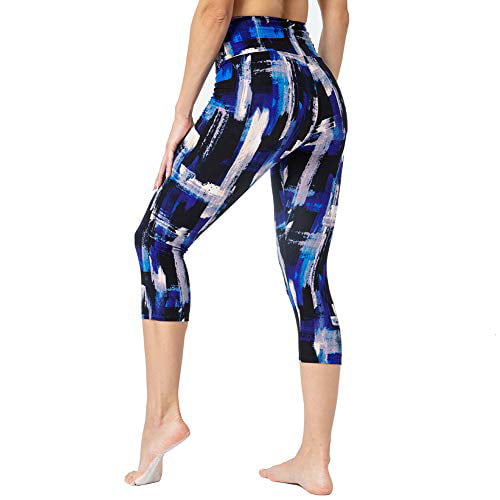 Exercise Pants for Running Cycling Yoga Workout Soft Slim Tummy Control GAYHAY High Waisted Capri Leggings for Women 