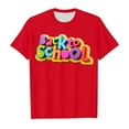 Back To School Tshirts For Girl Short Sleeve ONeck Graphic Tees Loose