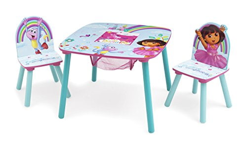 paw patrol table and chair set with storage