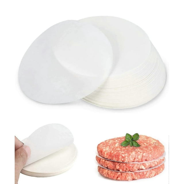 Papel redondo para hamburguesas Tang Yuan 500, papel para hornear pasteles/papel desmoldante, papel redondo para alimentos de 11 cm