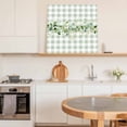 thumbnail image 5 of Framed Canvas Wall Art for Living Room Eucalyptus Leaves Wall Decor, Leaf Vines Sage Green Buffalo Plaid Aesthetic Paintings for Bedroom Office Kitchen, Ready to Hang Artwork Wall Pictures 8x8 Inch, 5 of 9