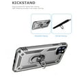 thumbnail image 3 of iPhone 11Pro MAX 6.5 inch Case, Dteck Magnetic Shockproof Adsorption Hard Armor Ring Holder For Car Mount with Kickstand/Military Grade Drop Case For Apple iPhone 11Pro Max 6.5", Silver, 3 of 8