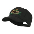 thumbnail image 2 of Halloween Pumpkin Outline Embroidered Cap - Black OSFM, 2 of 5