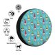 thumbnail image 4 of Fotbe Gnomes Holding Fruits Funda de Llanta de Repuesto con Estampado, Engrosada, Ajuste Universal para Jeep, Remolque, RV, SUV, Camión-17 inch, 4 of 6
