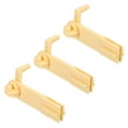 thumbnail image 1 of Unique Bargains Plastic Floss Bobbin Sewing Thread Card Board, Yellow 3 Pack, 1 of 5