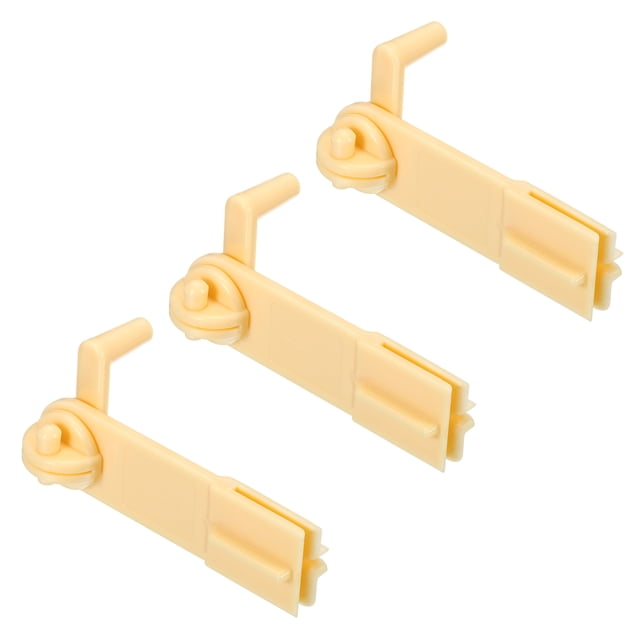 Unique Bargains Plastic Floss Bobbin Sewing Thread Card Board, Yellow 3 Pack
