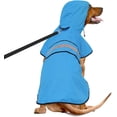 thumbnail image 3 of Dog Raincoat Hooded - Waterproof Reflective Pet Rain Jacket, 3 of 8