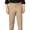 Khaki, variant on Men's Straight Fit Chino Pants Flat Front Casual Stretch Regular and Big & Tall