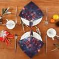 thumbnail image 4 of BZSMCE Satin Native Fab Cotton Dinner Napkin Roses Of Ferris Wheel Reusable, 4 of 8