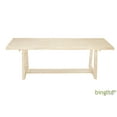 thumbnail image 2 of BingLTD - 90" D x 30" Tall Alexa Dining Table (TT-B-40901-RW-UNF), 2 of 5