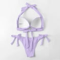 thumbnail image 2 of Babysbule Push-Up High Cut Bikinis Swimsuit Sets 2 Piece Women's, 2 of 6
