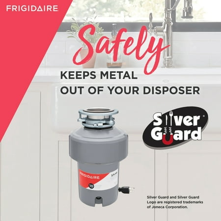 Frigidaire 3/4HP Corded Garbage Disposal - Gray