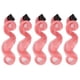 thumbnail image 4 of extensiones de cabello con clip de color rosa Sakura para fiesta de cosplay., 4 of 14