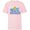 Soft Pink, variant on Disney Princess Cinderella Big Dreams Retro - Short Sleeve T-Shirt for Kids - Customized-White