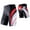 Black red 1, variant on Voofly Men’s Cycling Shorts Bike Pants with Padded Mtb Biking Road Riding Tights Wear Black White XL