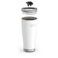 thumbnail image 2 of Thermos Stainless Steel Tumbler, w/ Slide Lock Lid, White, 18 oz, 2 of 9