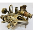 thumbnail image 1 of Nautical 6" Hand-Made Solid Brass Working Navigational Sextant In Brown Brass Antique Marine Sextant Gift, 1 of 6