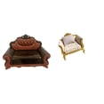 thumbnail image 1 of Sofá En Miniatura, Sillón Individual, Modelo DIY, Accesorio, Muebles En Miniatura Para Micropaisaje, Regalo Para Casa De Muñecas, Sofá De Madera En Miniatura, Artesanía, Muebles De, 1 of 8