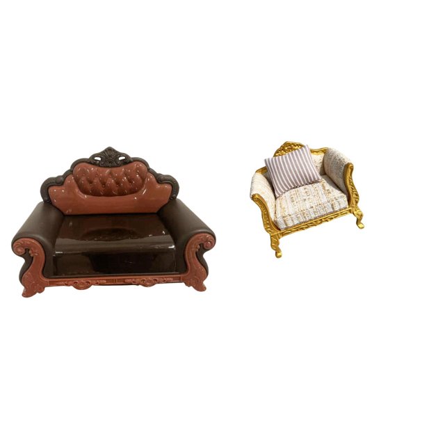 Sofá En Miniatura, Sillón Individual, Modelo DIY, Accesorio, Muebles En Miniatura Para Micropaisaje, Regalo Para Casa De Muñecas, Sofá De Madera En Miniatura, Artesanía, Muebles De
