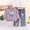 Purple, variant on Wilark Toddler Girls Outfit Sets with Butterfly Sweatshirt and Jeans Casual Cute Long Sleeve Kids Fall Clothes Hot Pink 3