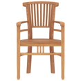 thumbnail image 3 of vidaXL 3 Piece Garden Dining Set Solid Wood Teak, 3 of 5