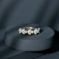 thumbnail image 2 of Empire Jewelry 2.1 Ct Pear & Marquise Cut Moissanite - 14K White Gold Plated Rings - Multi Diamond Wedding Rings for Women - Casual Daily Wear Rings - Promise Gifts, 2 of 4