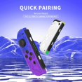 thumbnail image 5 of Gamepad controller Switch replacement, left and right gamepads compatible with Switch/Lite/OLED, Switch controller supports screenshot/wake-up function/motion control, 5 of 5