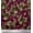 Mulberry Purple, variant on Soimoi Cotton Duck Fabric Leaves & Floral Artistic Print Fabric by The Yard 42 Inch Wide