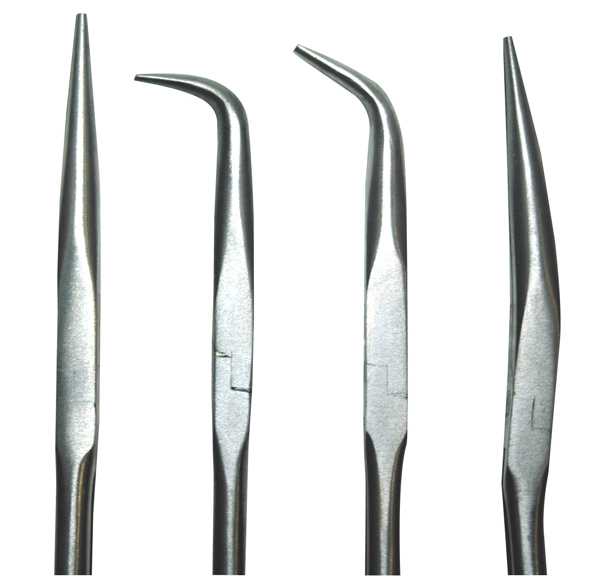 ATD Tools 814 Long 11” Needle Nose Pliers Set, 4 pc. ATD-814