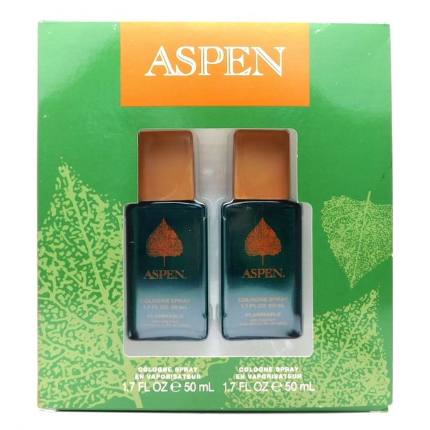 Aspen Fragrance Gift Set Cologne Spray X 2 (Each 1.7 Fl Oz.) Walmart