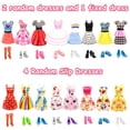 thumbnail image 4 of Set de ropa y accesorios para muñecas de 84 piezas para muñecas de 11.5 pulgadas, 4 of 7