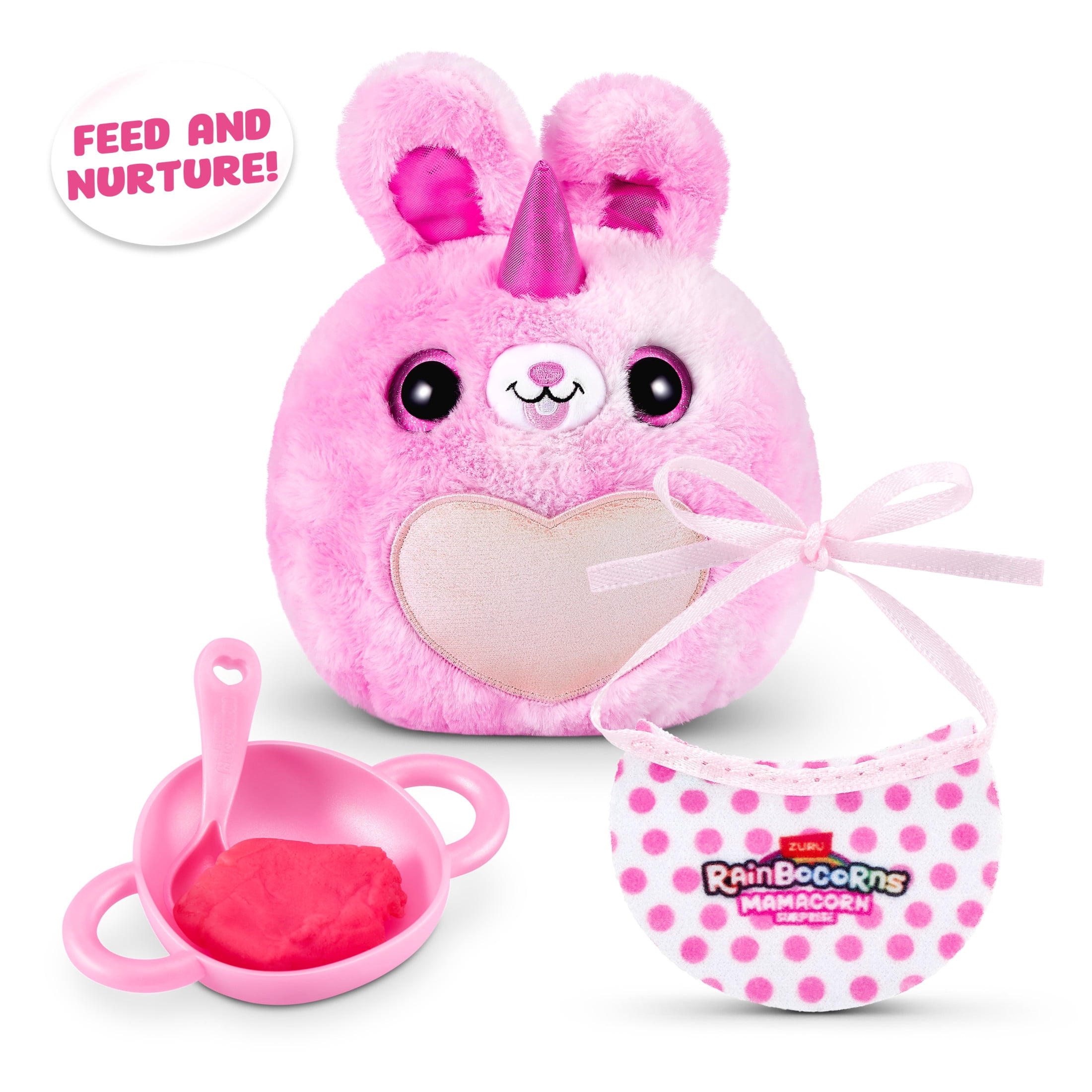 Rainbocorns Mamacorn Surprise 11 inch Plush for Kids (Assorted Characters), Stuffed Animal Toy by ZURU