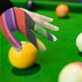 thumbnail image 5 of AMLESO 3 Fingers Billiard Glove Anti Skid Pool Cue Glove for Training Sports Indoor B, 5 of 9