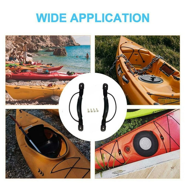 1pc Kayak Canoe Boat Side Mount Handle with Bungee Cord Accessories