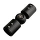 thumbnail image 2 of Conector de esquina para barra de cortina con tornillos para barras de cortina de ventana salediza universales 25mm negro mate, 2 of 9