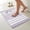 Purple, variant on Striped Thick Fluffy Microfiber Bathroom Rug, Non Slip Latex Absorbent Gradient Stripe Bath Mat for Shower Entry Floor