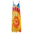 thumbnail image 4 of Colorful Swirls Tie-dye Fine Art Sleeveless Dress Summer Dress Woman 2025, 4 of 7