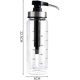 thumbnail image 4 of Botella sellada de vidrio con dispensador de miel de 300ml, botella de especias a prueba de fugas compatible con la cocina del hogar (negro) Afortunado Sencillez, 4 of 4