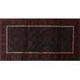 thumbnail image 1 of Ahgly Company Machine Washable Indoor Rectangle Traditional Charcoal Black Area Rugs, 7' x 10', 1 of 7