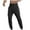 hgg373-Black, variant on Yaoyar Men's High Stretch Training Running Pants with Zipper Pockets Quick-Dry Fabric Solid Color for Athletic Workout Long Pants,XL,Gray
