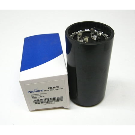 Packard PMJ800 Motor Start Capacitor. 800-960 MFD UF / 110-125 VAC