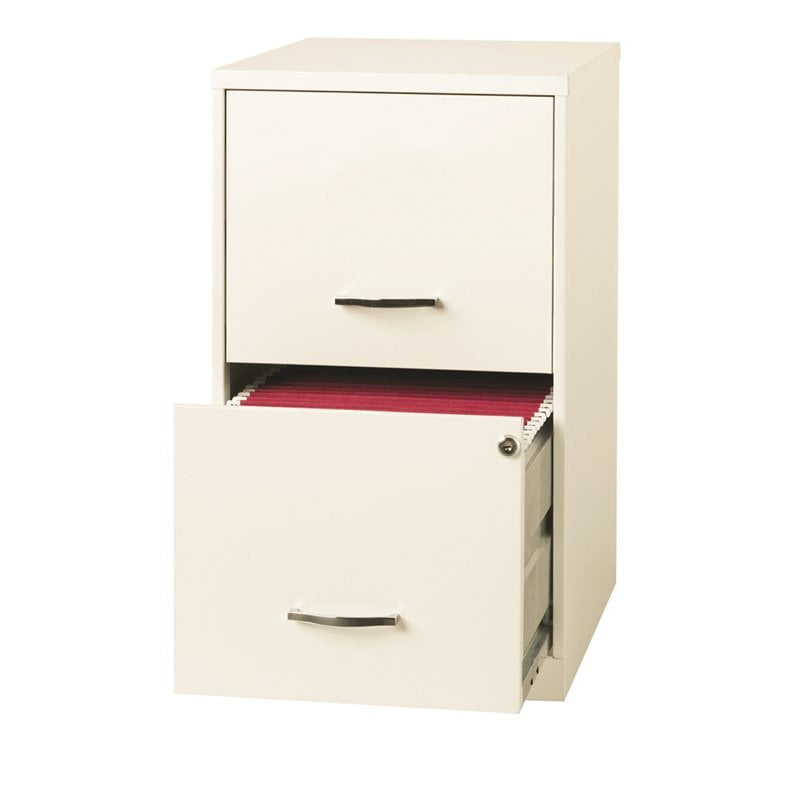 Hirsh 18 Deep 2 Drawer File Cabinet In Pearl White Walmart