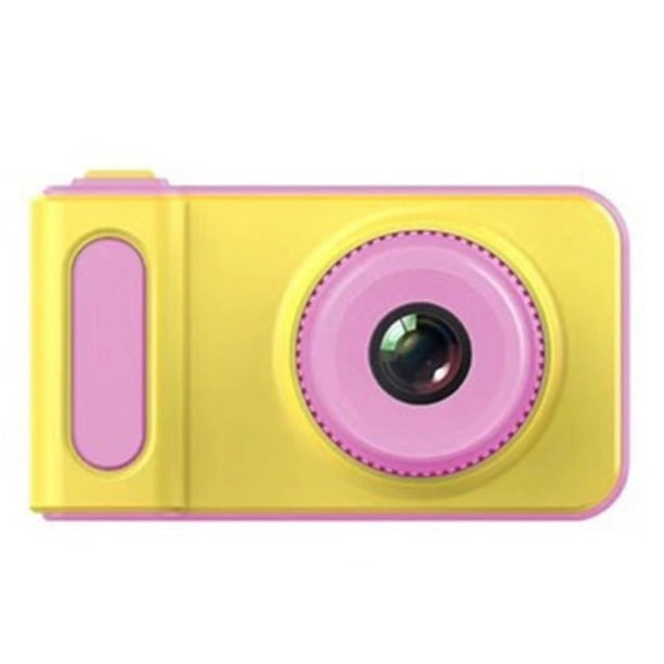 Cámara digital Mini juguete fotográfico de dibujos animados Cámara de video de bolsillo portátil con pantalla de visualización Regalo para niños, Rosa Monstrate EL003614-01