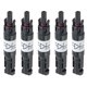 thumbnail image 1 of Conector Solar de 5 uds con conector Pv resistente al agua de diodo Dc1000v 20a Ip67 Ppo conector macho hembra, 1 of 5