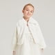 thumbnail image 4 of Elegant Faux Furs Princess Cape For Flower Girls Boleros Coat Wedding Long Sleeves Jackets For Autumn And Winter Dresses White XL, 4 of 5