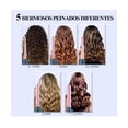 thumbnail image 2 of Ferros Profesionales Rizadoras De Cabello 5 En 1 Rosa con Azul, 2 of 5