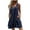 Navy, variant on IROINNID Women's Peplum Dress Summer Sleeveless Casual Splicing Tank Dress Solid Color Comfort Waist Dress
