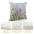 thumbnail image 4 of Orinice Flowers Sky Clouds Graphic Decorative Cushion Throw Pillow Cover 1PC 20x20in, 4 of 5
